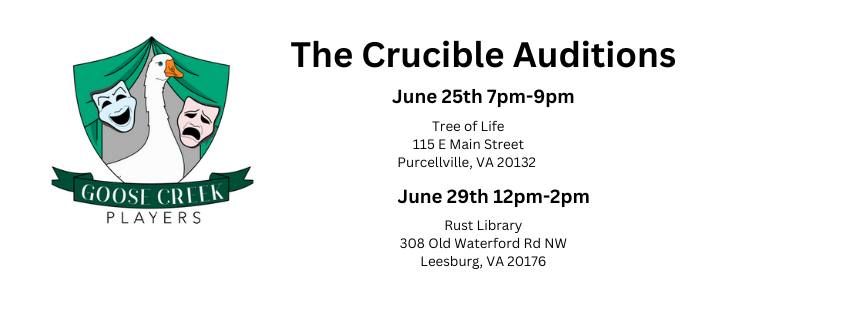 The Crucible Auditions