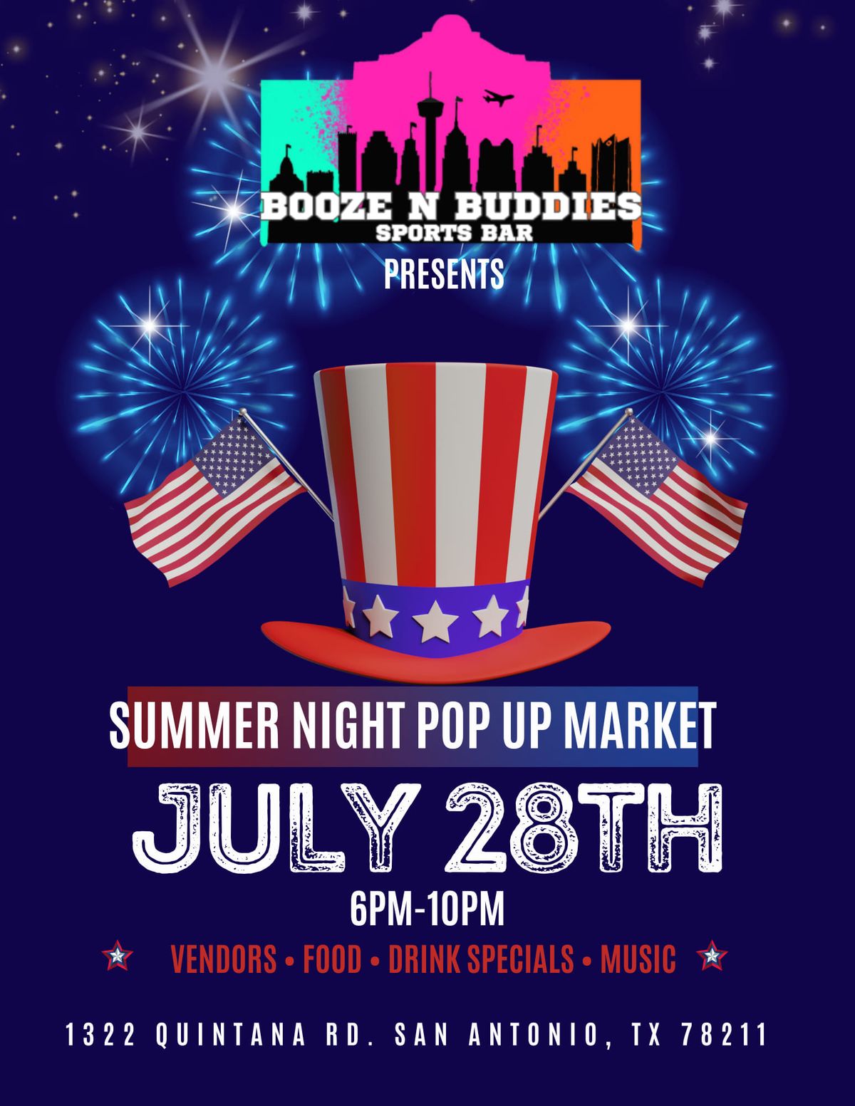 Summer Night Pop Up Market?