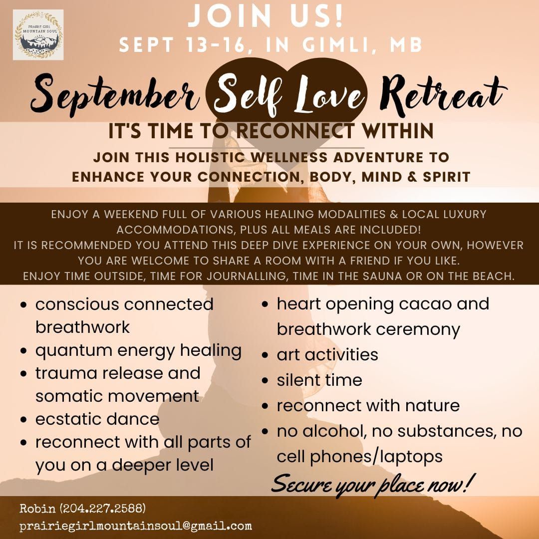 September Reconnection and Self Love Retreat