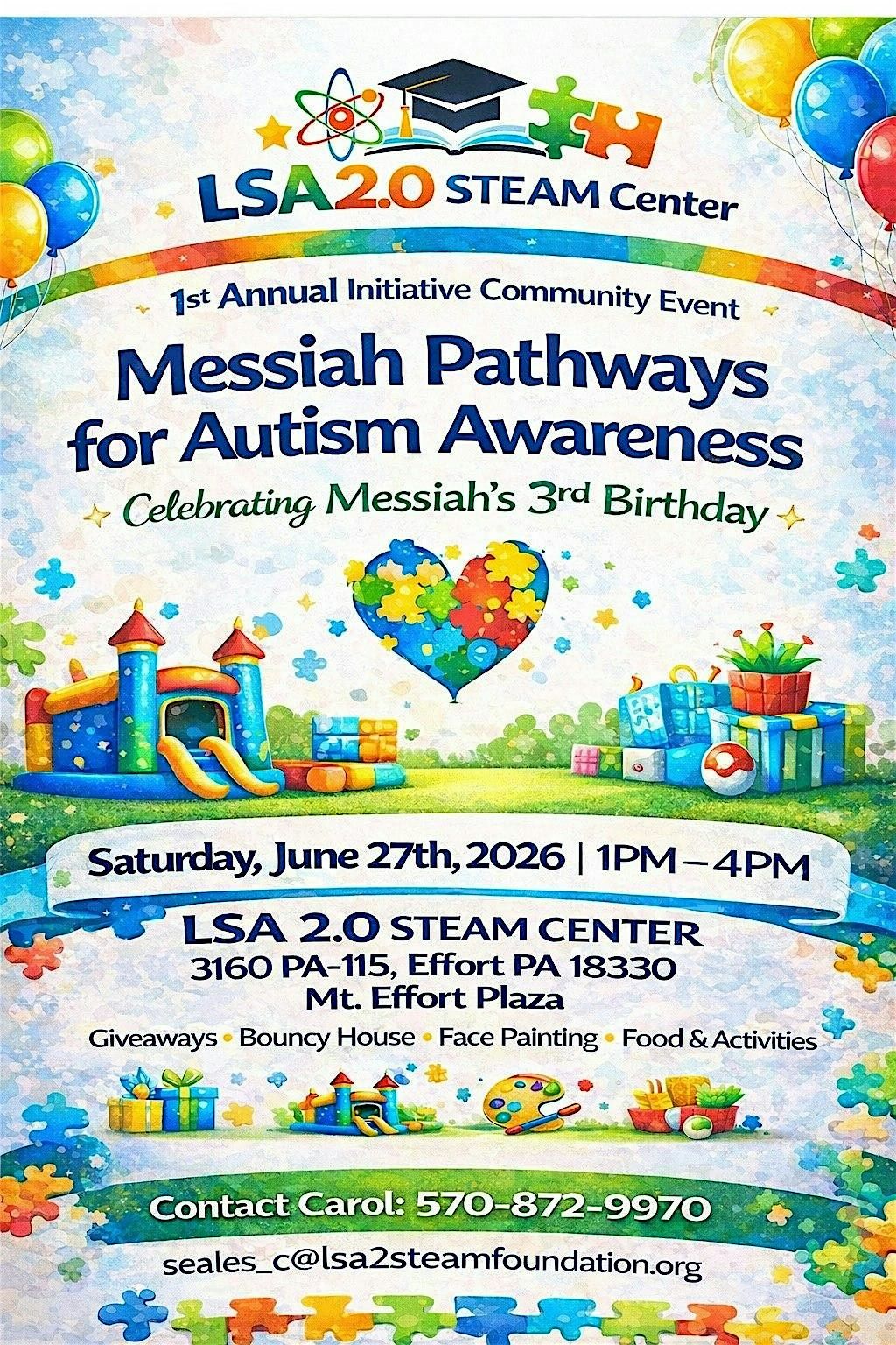 Messiah Pathways for Autism Awareness, Little Scholars Academy Of ...