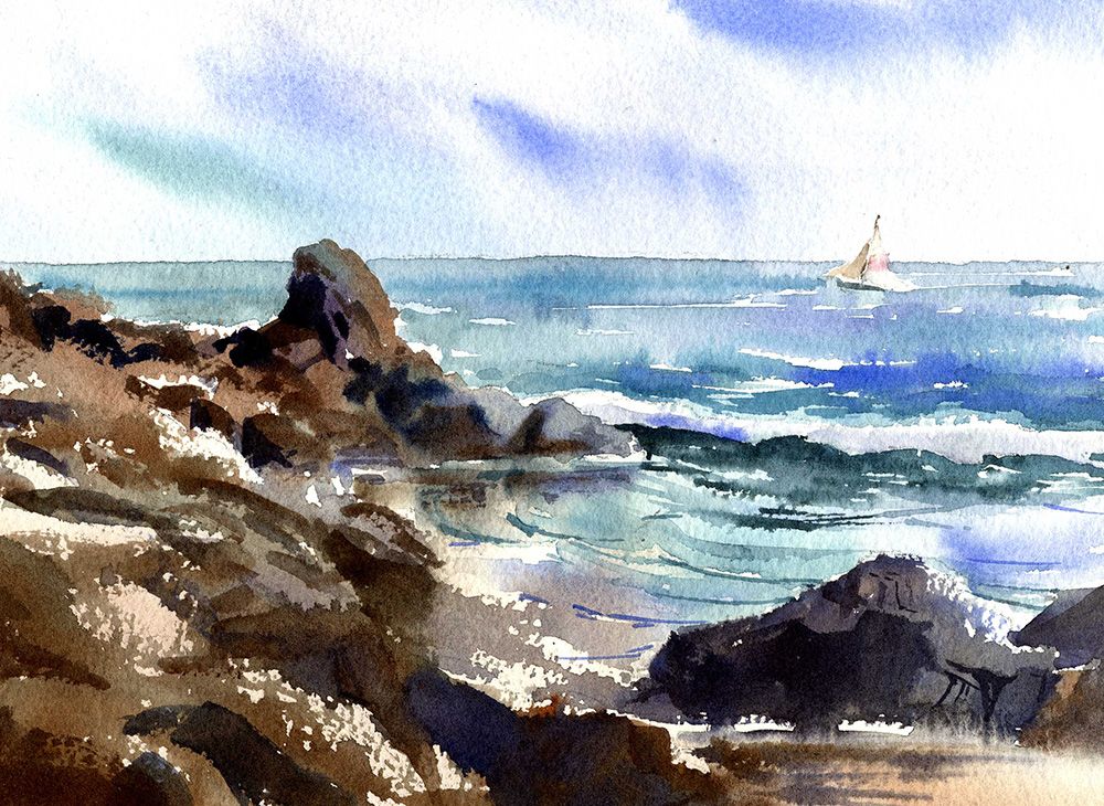 Seascape Watercolors