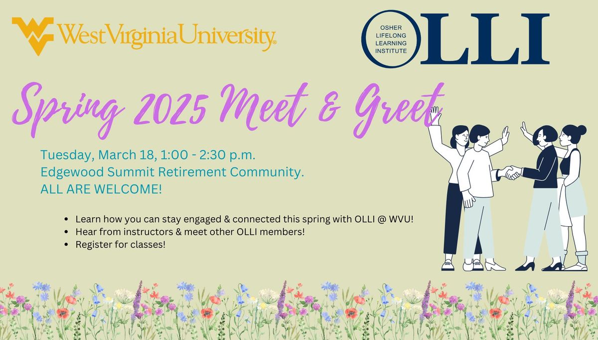 Spring into Learning with OLLI at WVU in Charleston