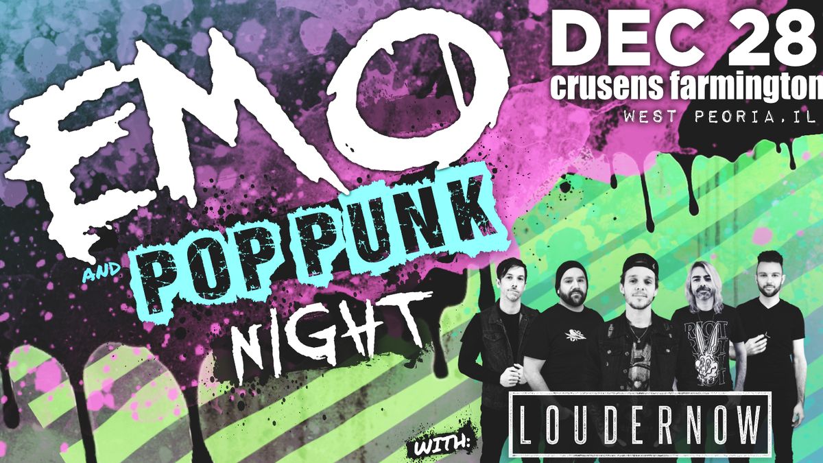 Emo & Pop-Punk Night w\/LOUDERNOW at Crusens Farmington