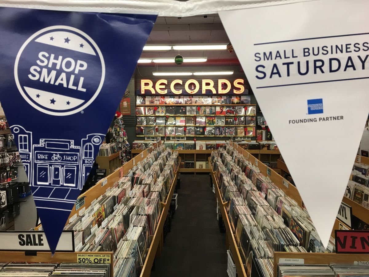 Shop local on Small Business Saturday at The Record Exchange