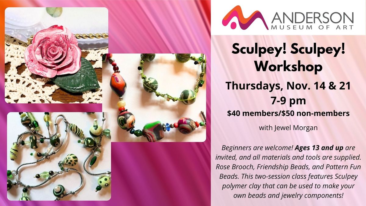 Sculpey Clay Jewelry with Jewel for ages 13 & Up