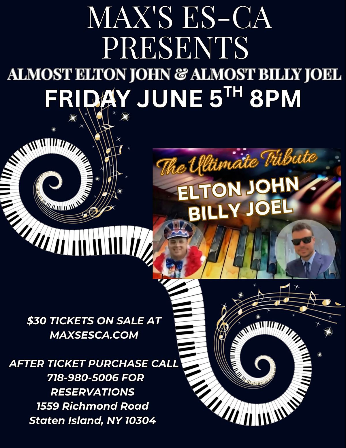 Almost Elton John & Almost Billy Joel