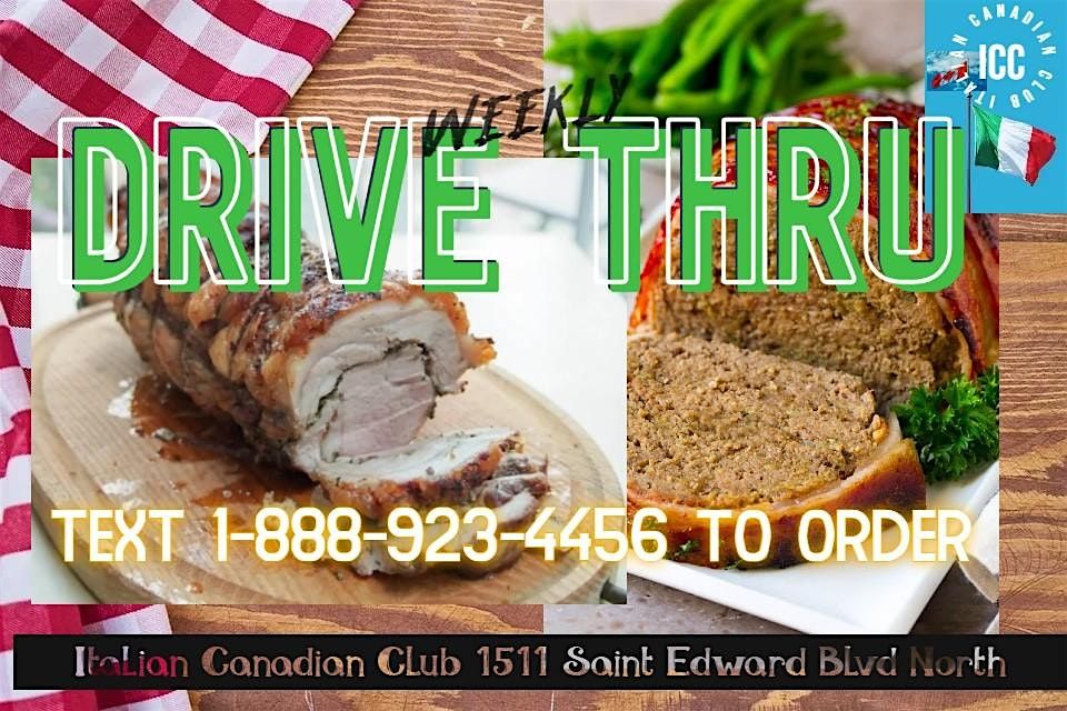 Friday Drive Thru Meals!