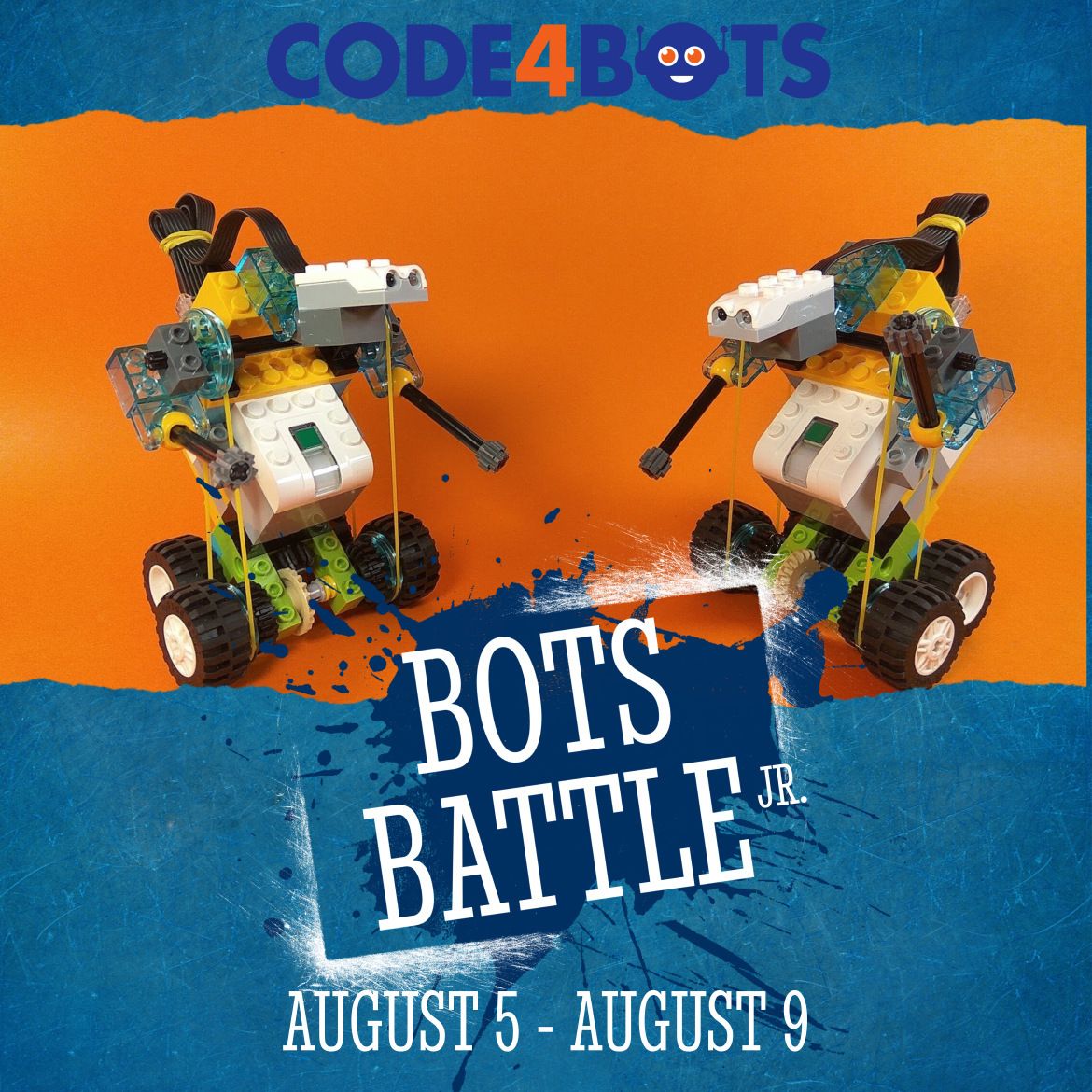 Code4Bots Bot Battles Jr. Full-Day Summer Camp