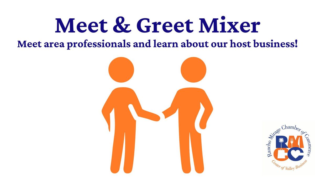 Meet & Greet Mixer at Cambria