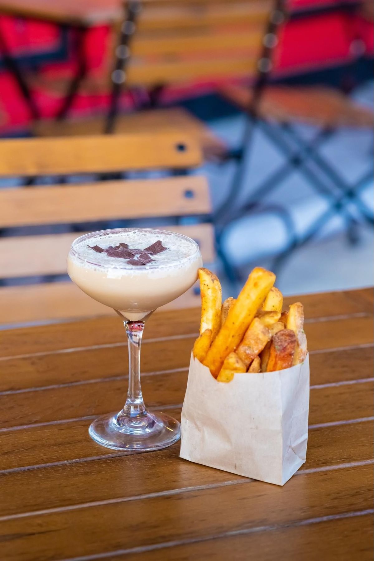 Espresso Martini = Bottomless Fries