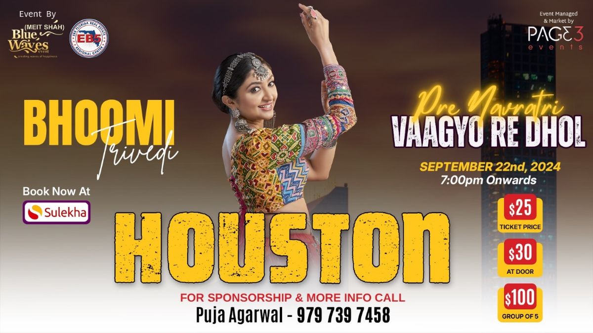 Garba Night with Bhoomi Trivedi - Houston