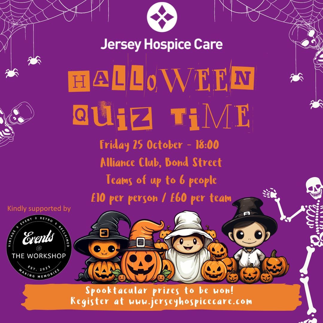 Jersey Hospice Care - Halloween Quiz Time - Spooktacular prizes to be won!