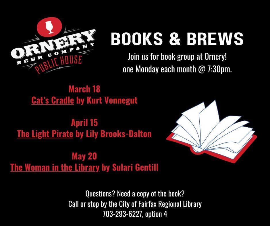Books and Brews book club!!  May 2024