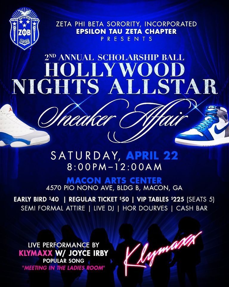 2nd Annual Scholarship Ball: Hollywood Nights Allstar Sneaker Affair ft. Klymaxx w\/ Joyce Irby