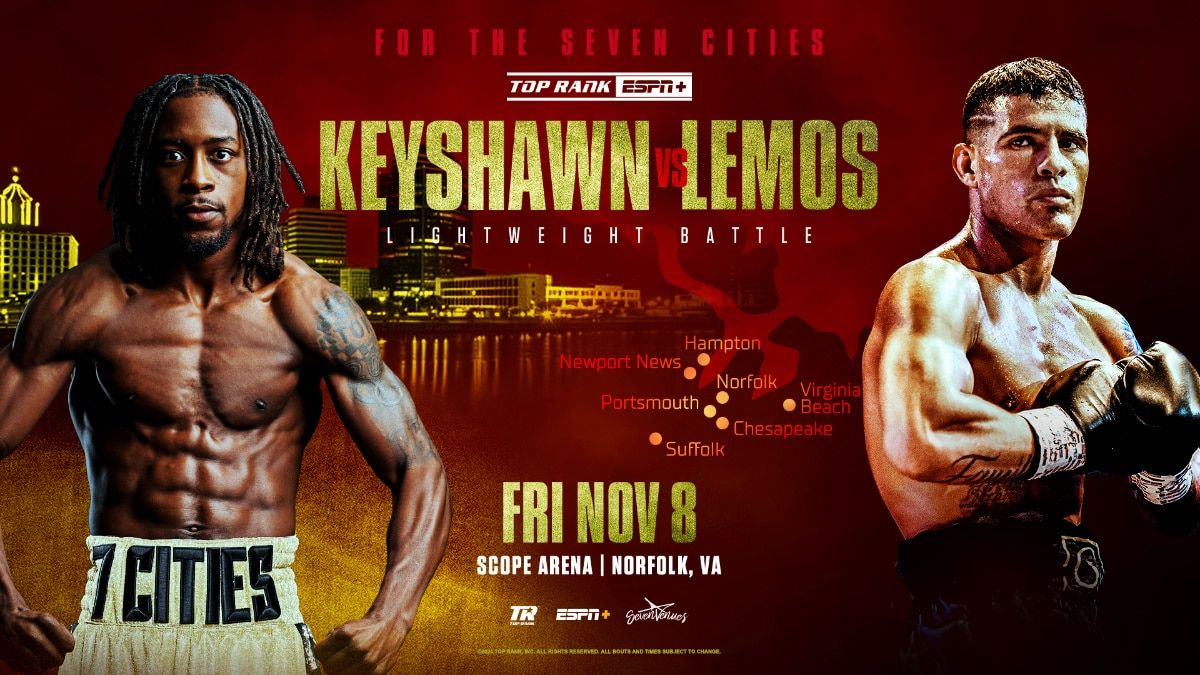 Top Rank Boxing: Keyshawn V Lemos