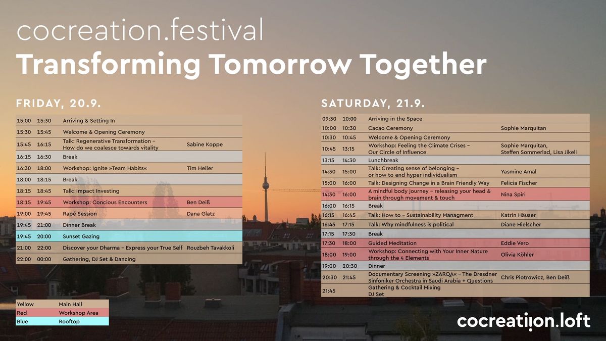 cocreation.festival: Transforming Tomorrow Together