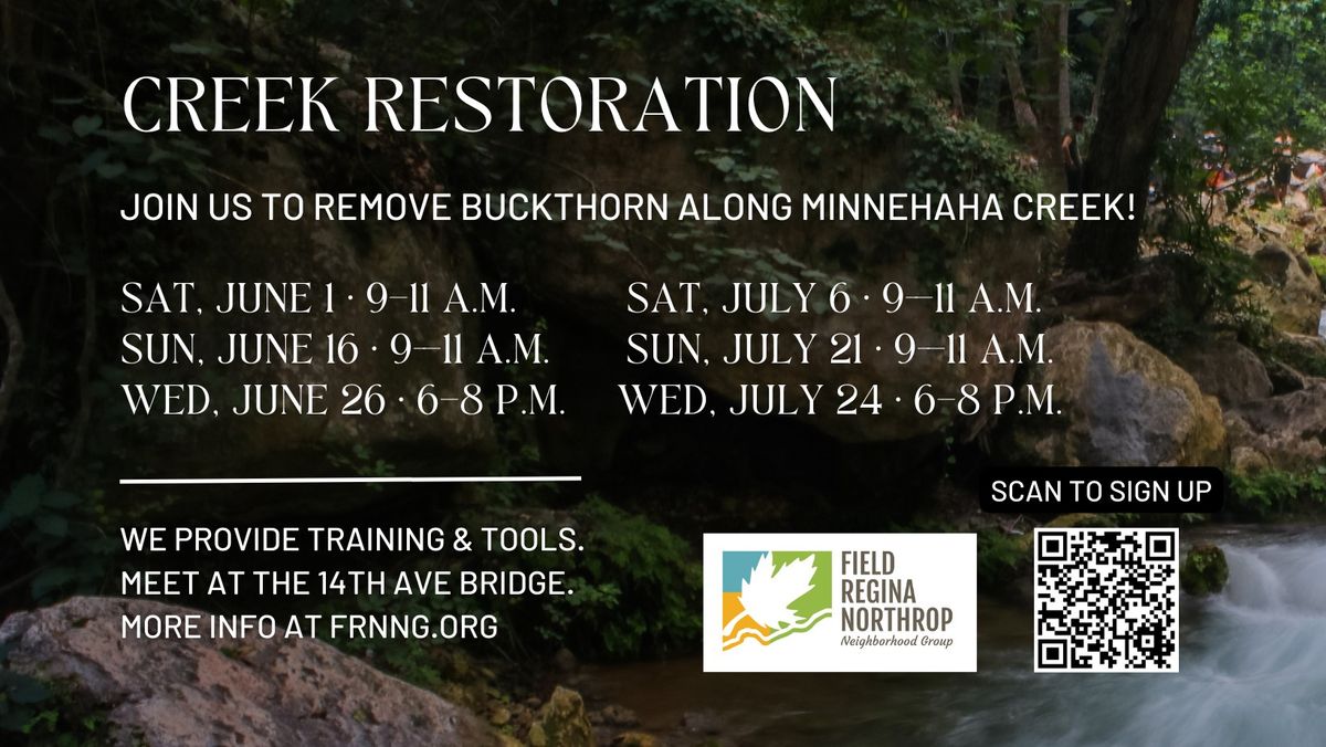 FRNNG Minnehaha Creek Restoration