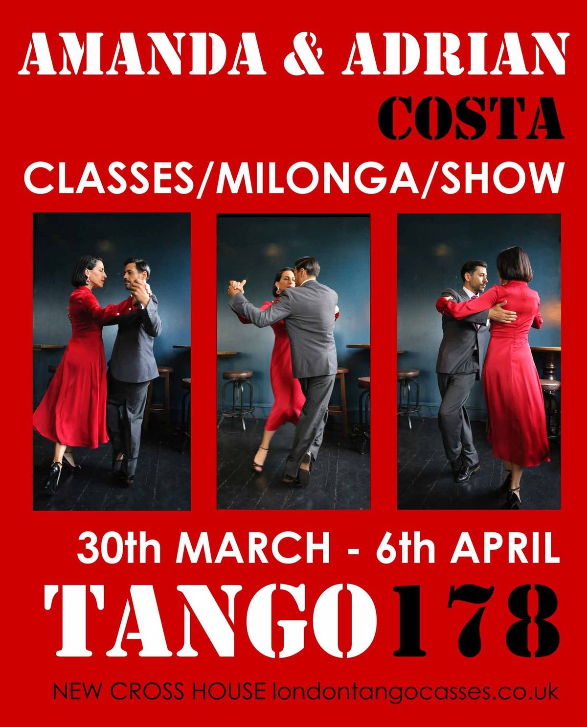 Amanda & Adrian in London with Tango178