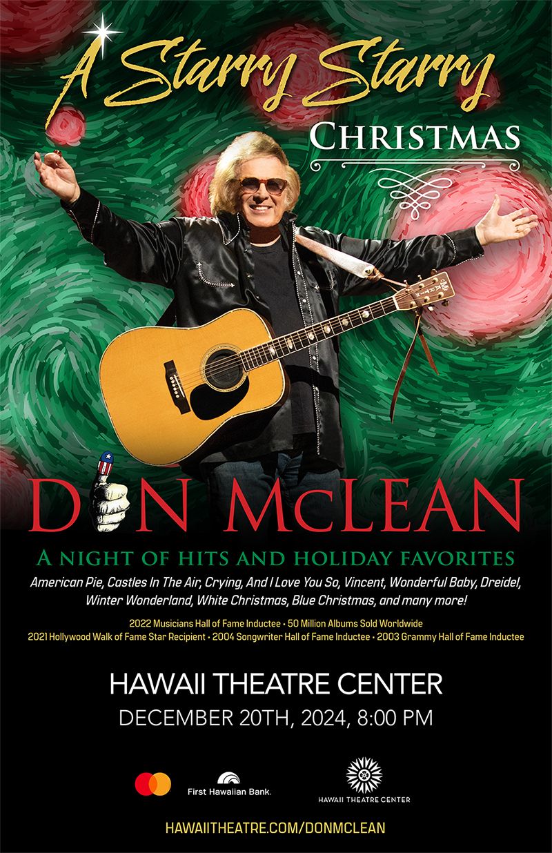 Don McLean - Holiday Show at Hawaii Theatre Center