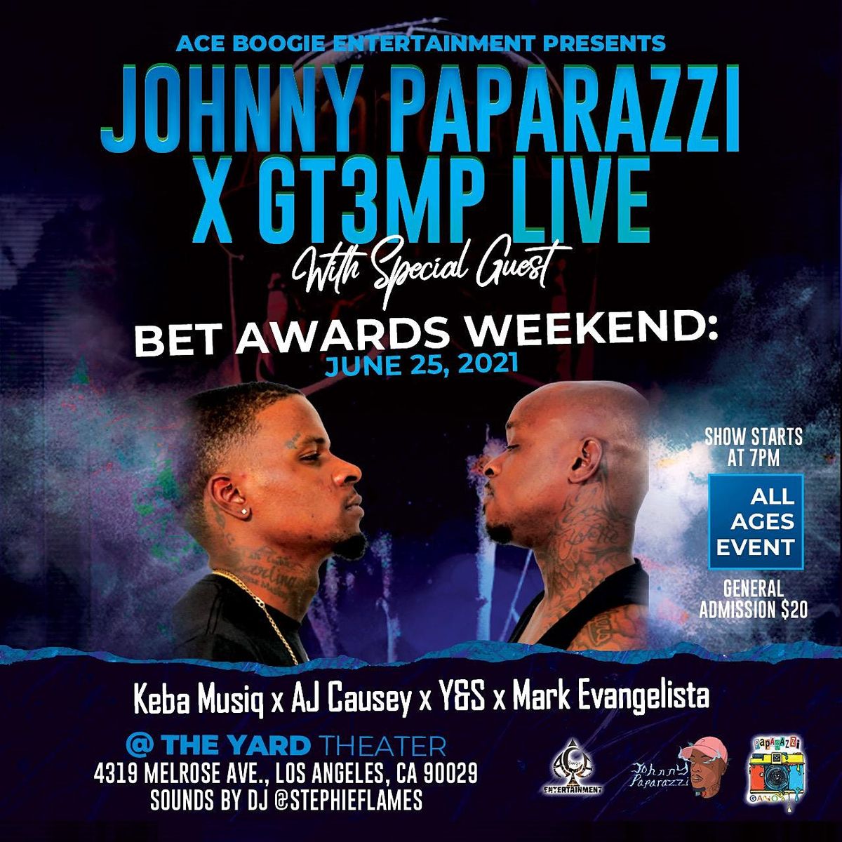 Johnny Paparazzi and GT3MP Live in Los Angeles "BET AWARDS WEEKEND"