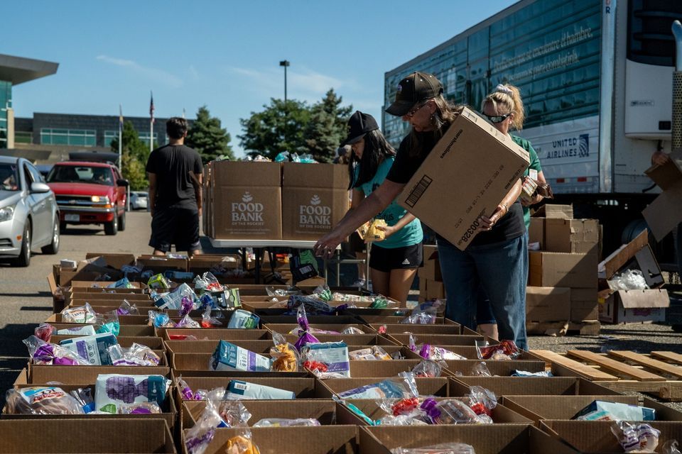 Mobile Pantry at Grand Junction High School (temporarily relocated to Sherwood Park) 