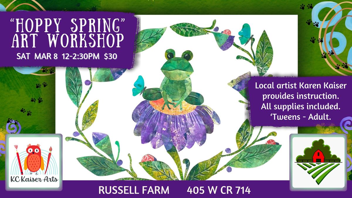 Hoppy Spring Art Workshop