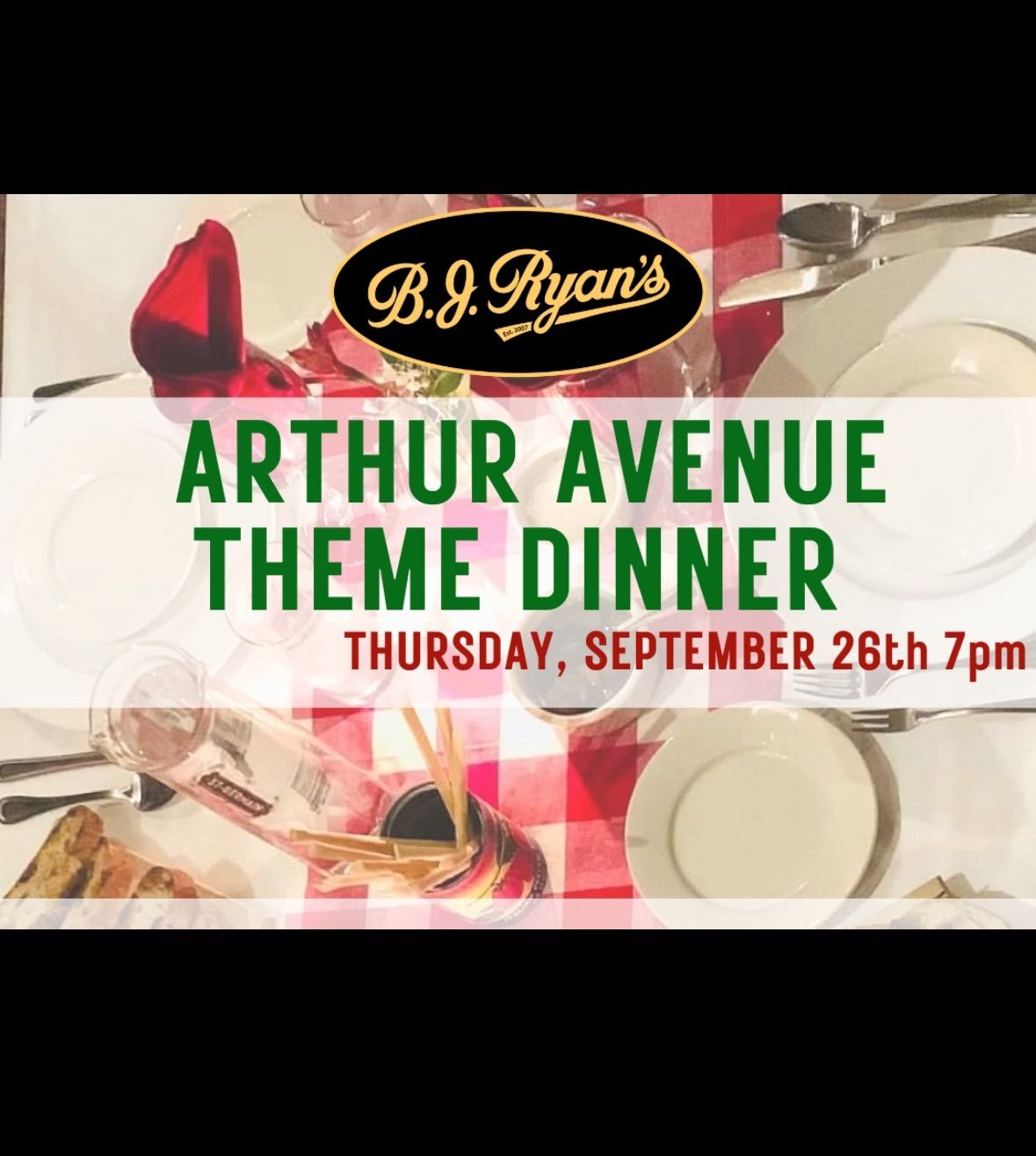 Arthur Avenue Theme Dinner