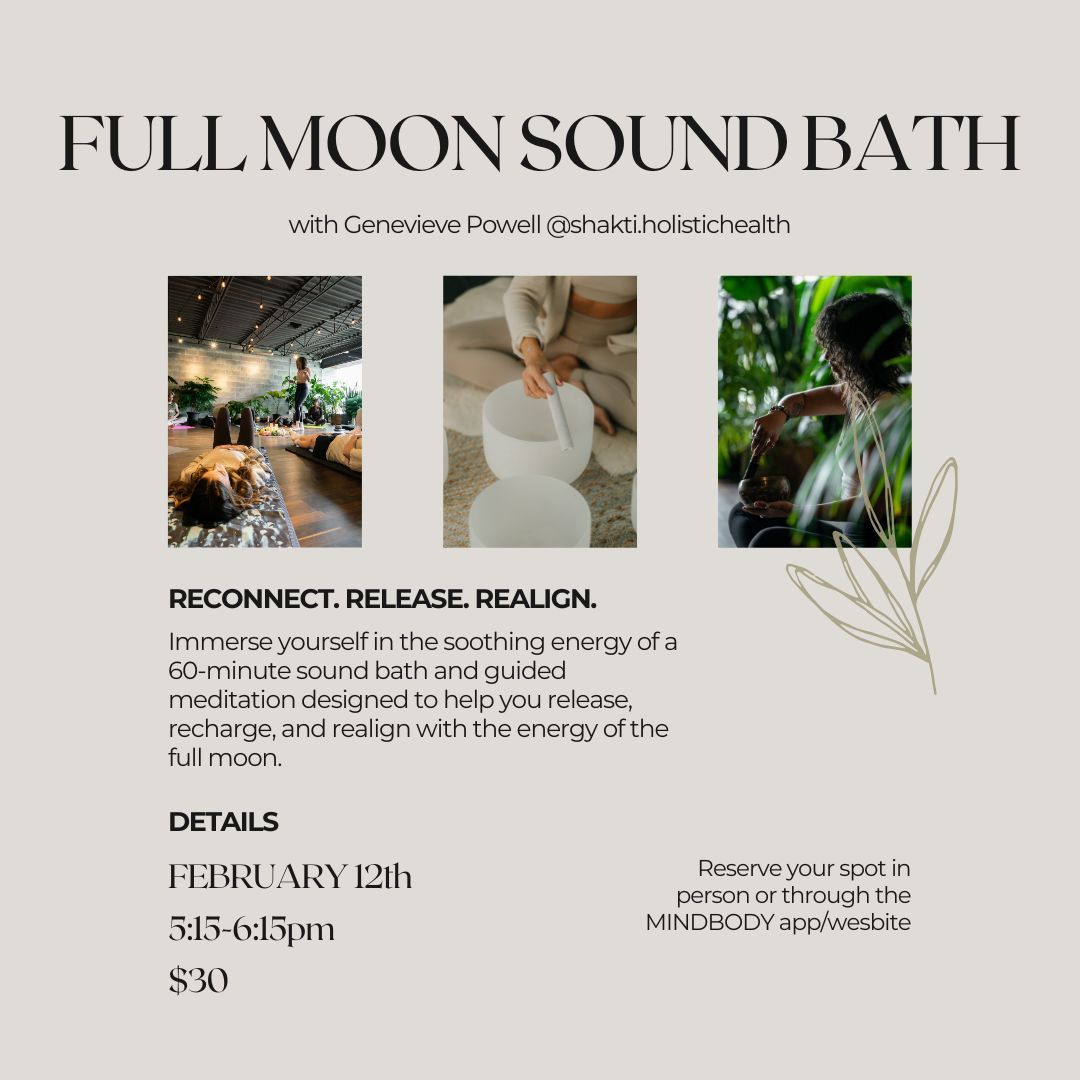 Full Moon Sound Bath & Meditation