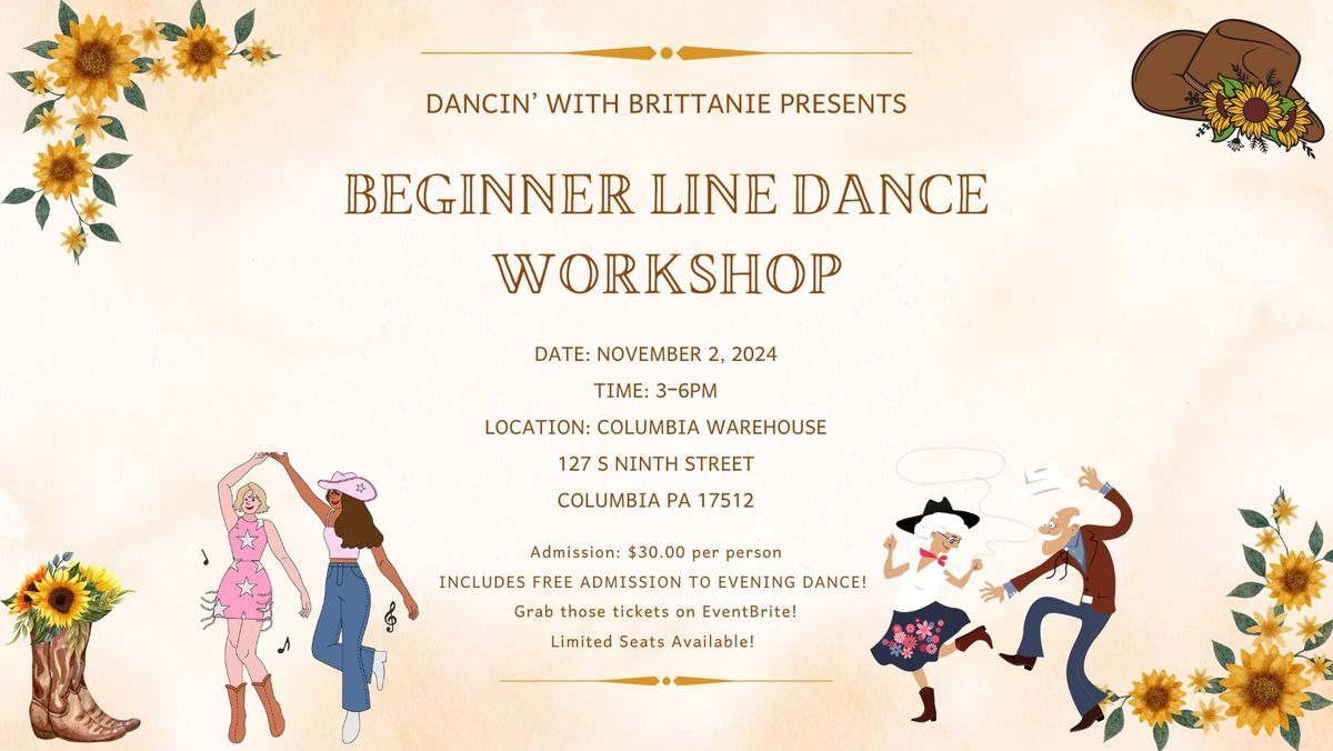 Columbia Warehouse Beginner's Line Dance Workshop