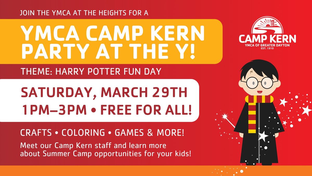 Camp Kern Party at the YMCA at the Heights