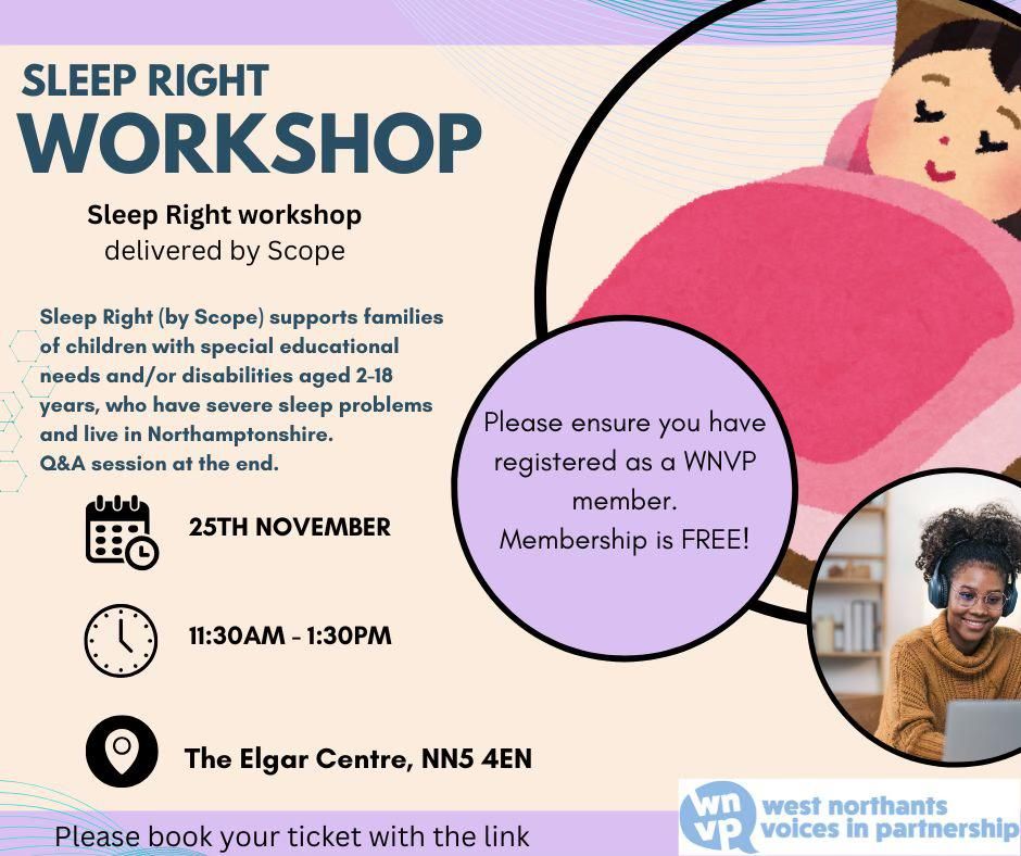 Sleep Right workshop