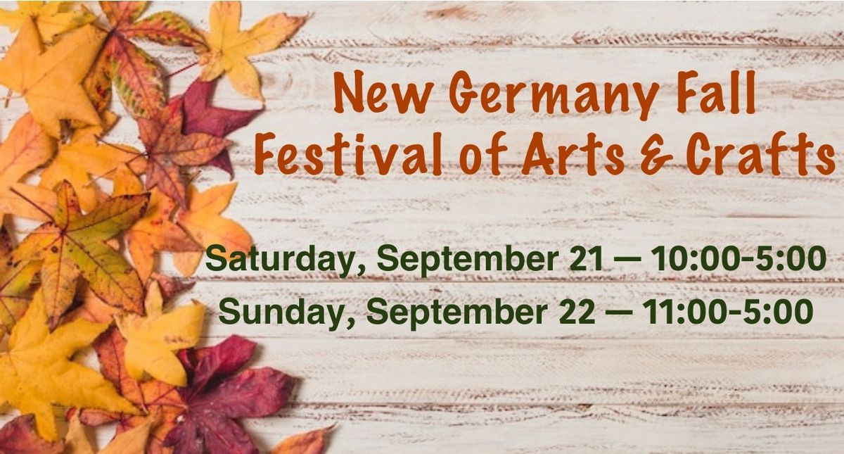 New Germany Festival of Arts and Crafts 