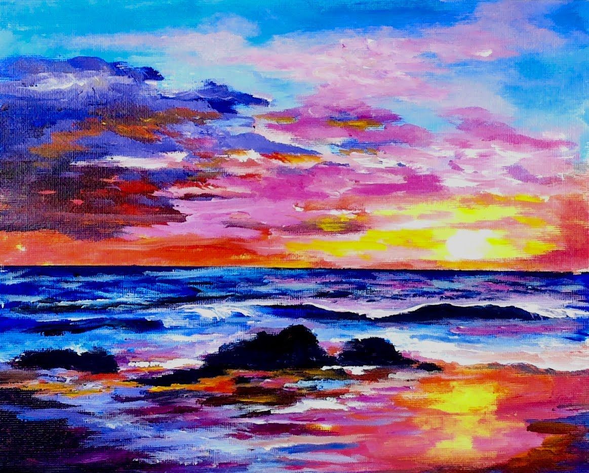 Sunset Paint Night