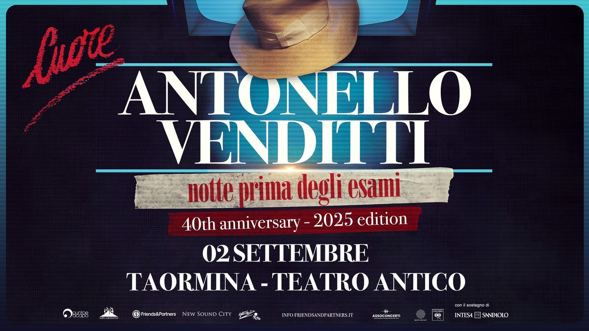 ANTONELLO VENDITTI | Taormina @Teatro Antico