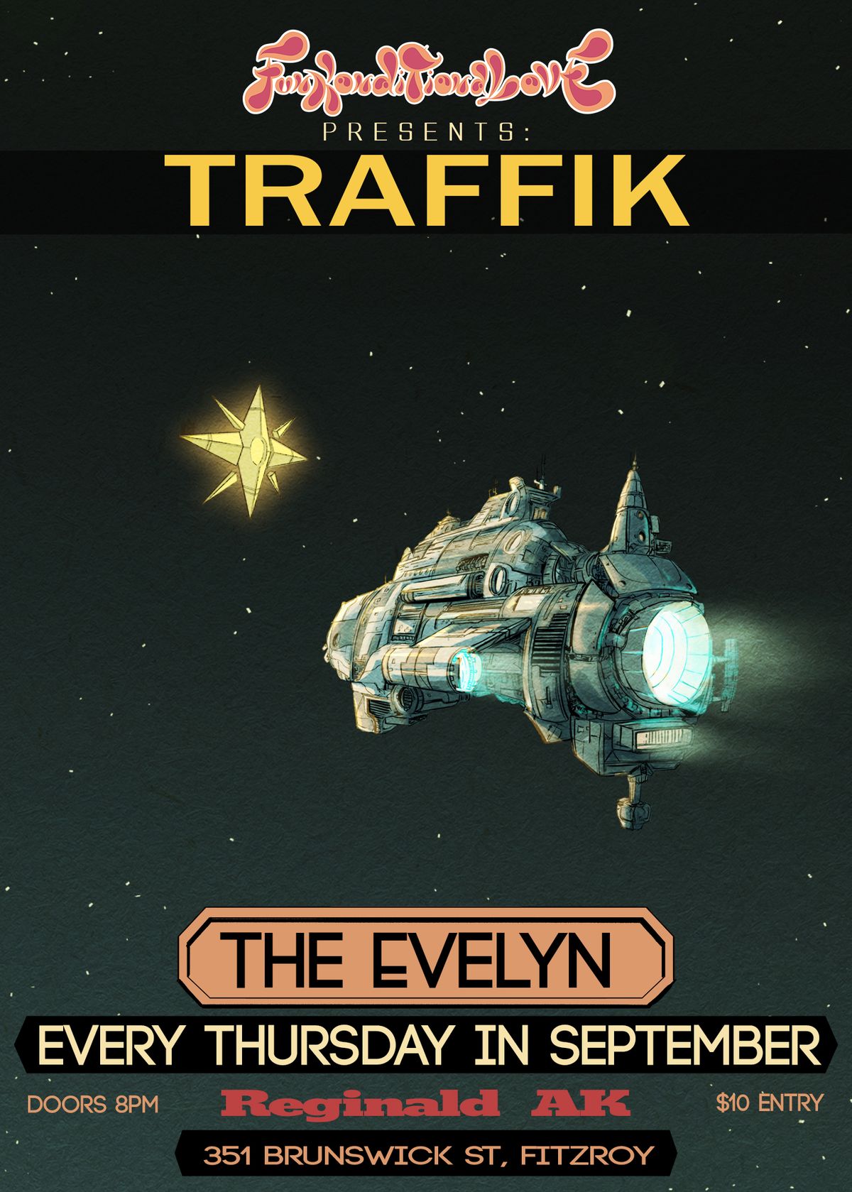 TRAFFIK EVELYN RESIDENCY - EVERY THURSDAY IN SEPTEMBER