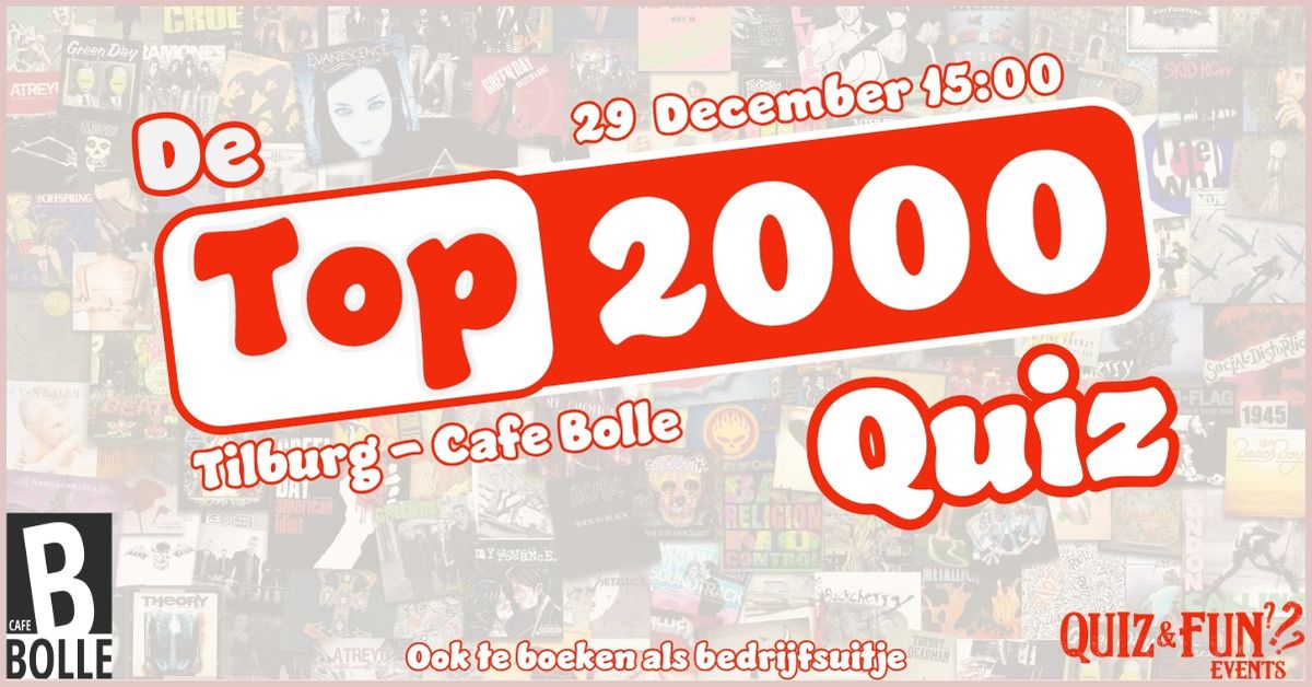 De Top 2000 Quiz | Tilburg (sold out)