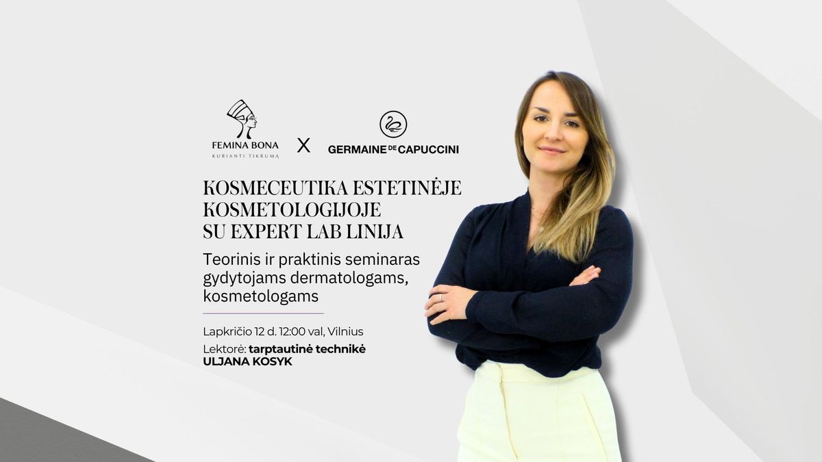 KOSMECEUTIKA ESTETIN\u0116JE KOSMETOLOGIJOJE  SU EXPERT LAB LINIJA