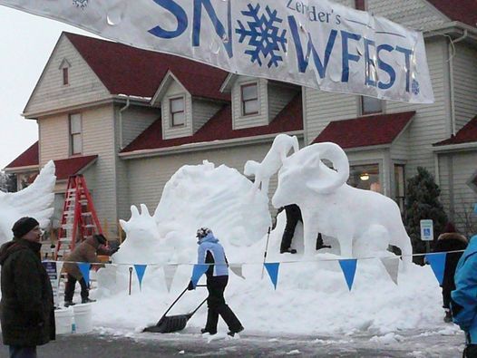 Zehnder's Snowfest 2020 Snow and Ice Exhibition Event Live 2021