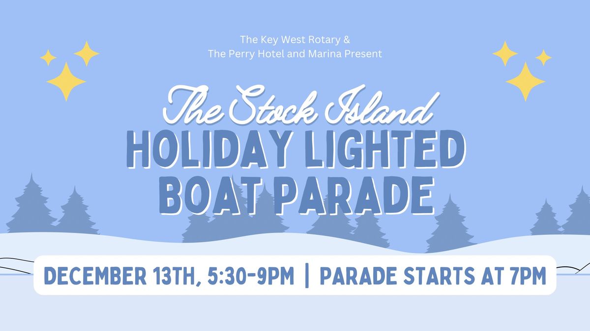 The Stock Island Holiday Lighted Boat Parade 