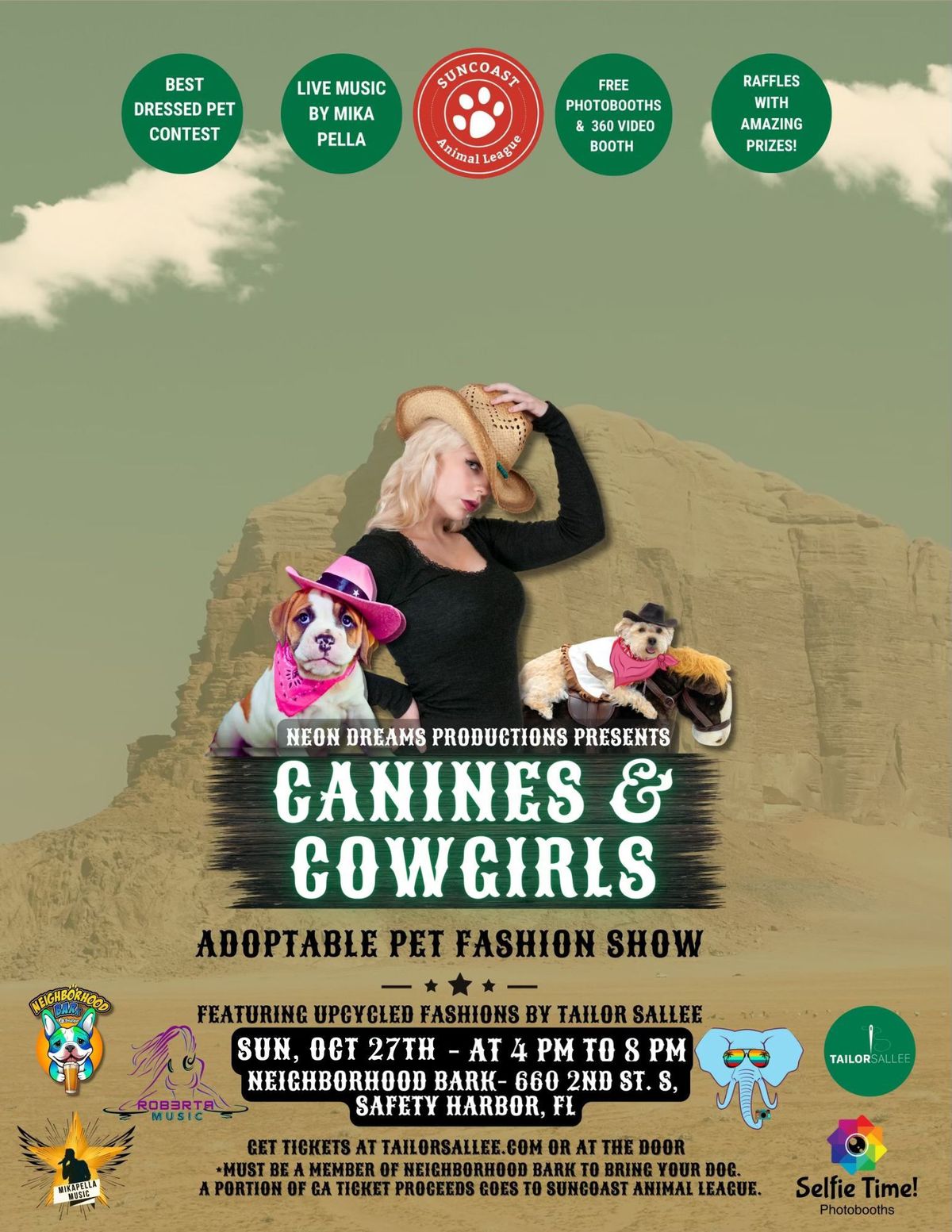 Canines & Cowgirls: Adoptable Pet Fashion Show