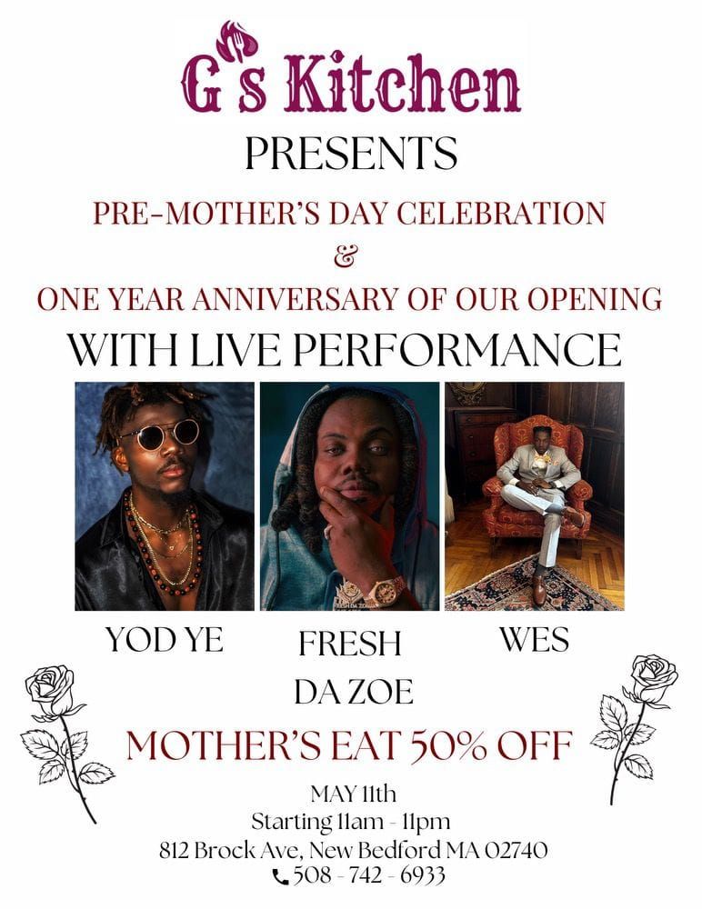 One year anniversary celebration and mothers day 