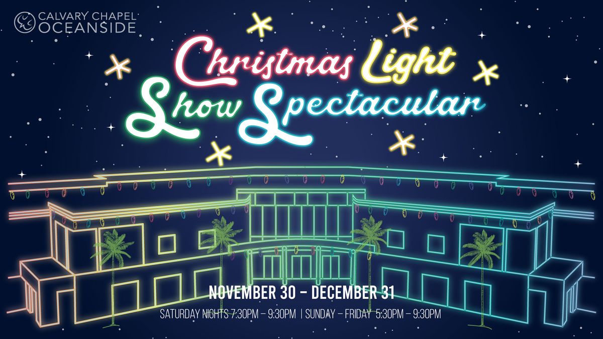 Experience the Christmas Light Show Spectacular!