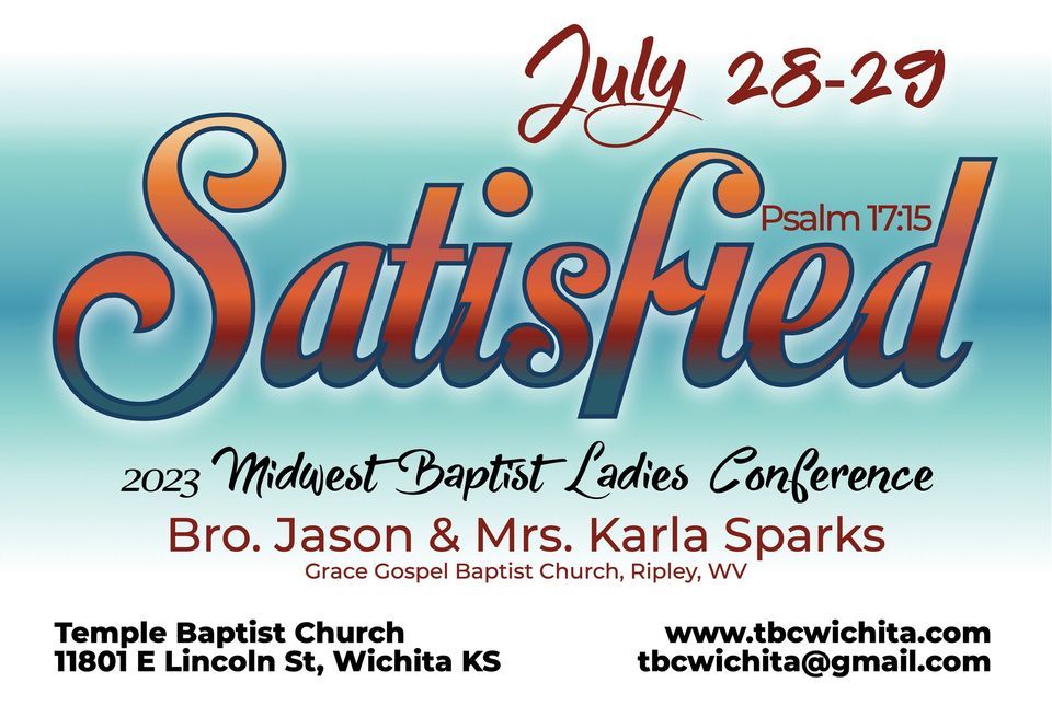 Midwest Baptist Ladies Conference 2023