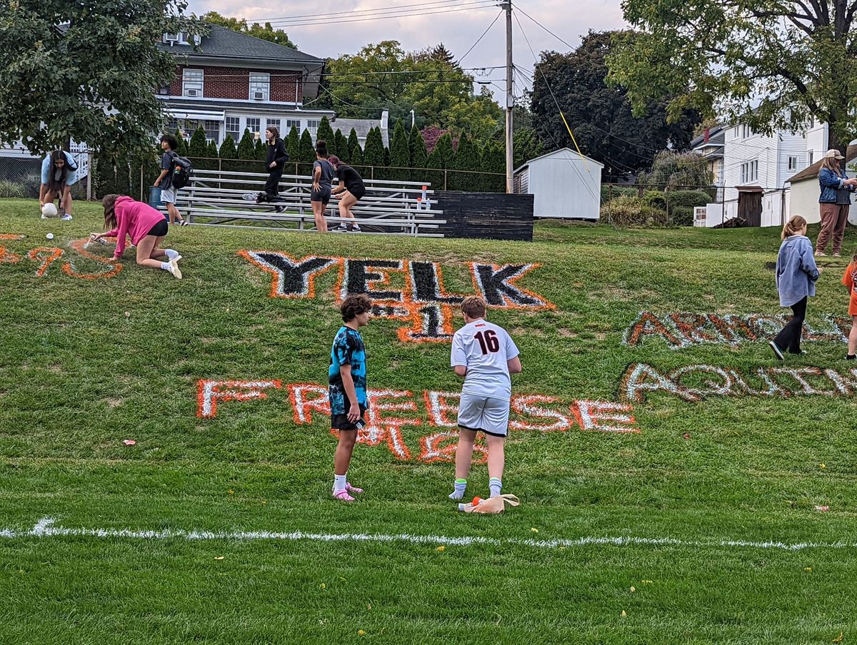 Athletes Paint the A-Field!