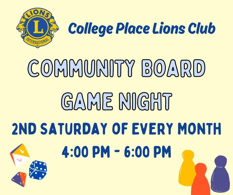 Community Board Game Night