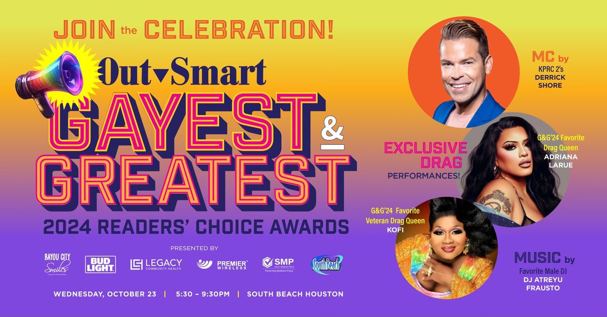 Gayest & Greatest 2024 Readers' Choice Awards Ceremony