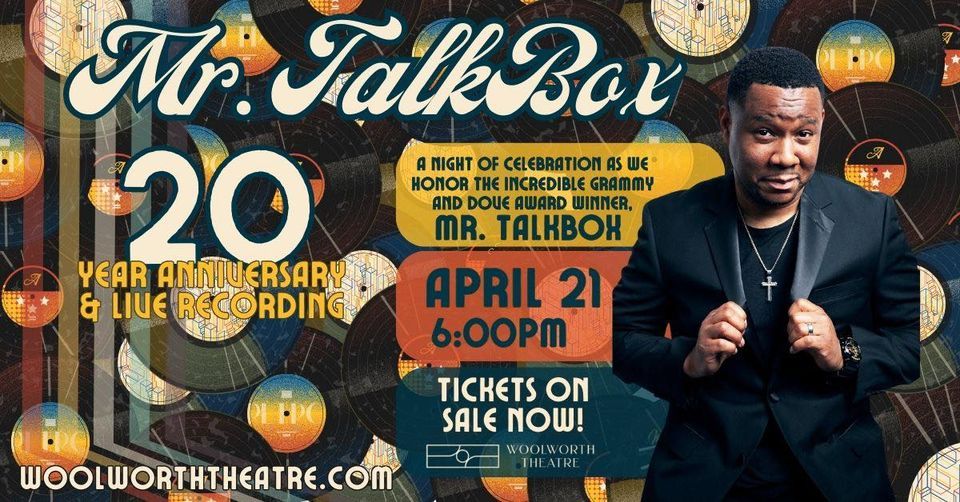 Mr. Talkbox 20 Year Anniversary & Live Recording!!!
