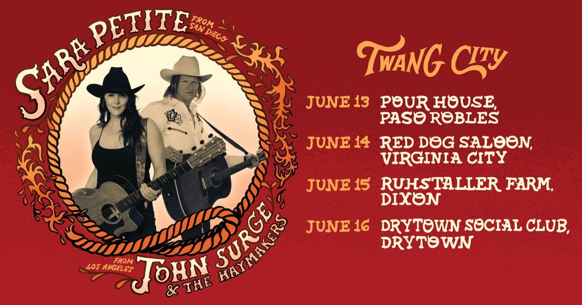 Boots & Brews nights w\/ SARA PETITE and JOHN SURGE & THE HAYMAKERS!
