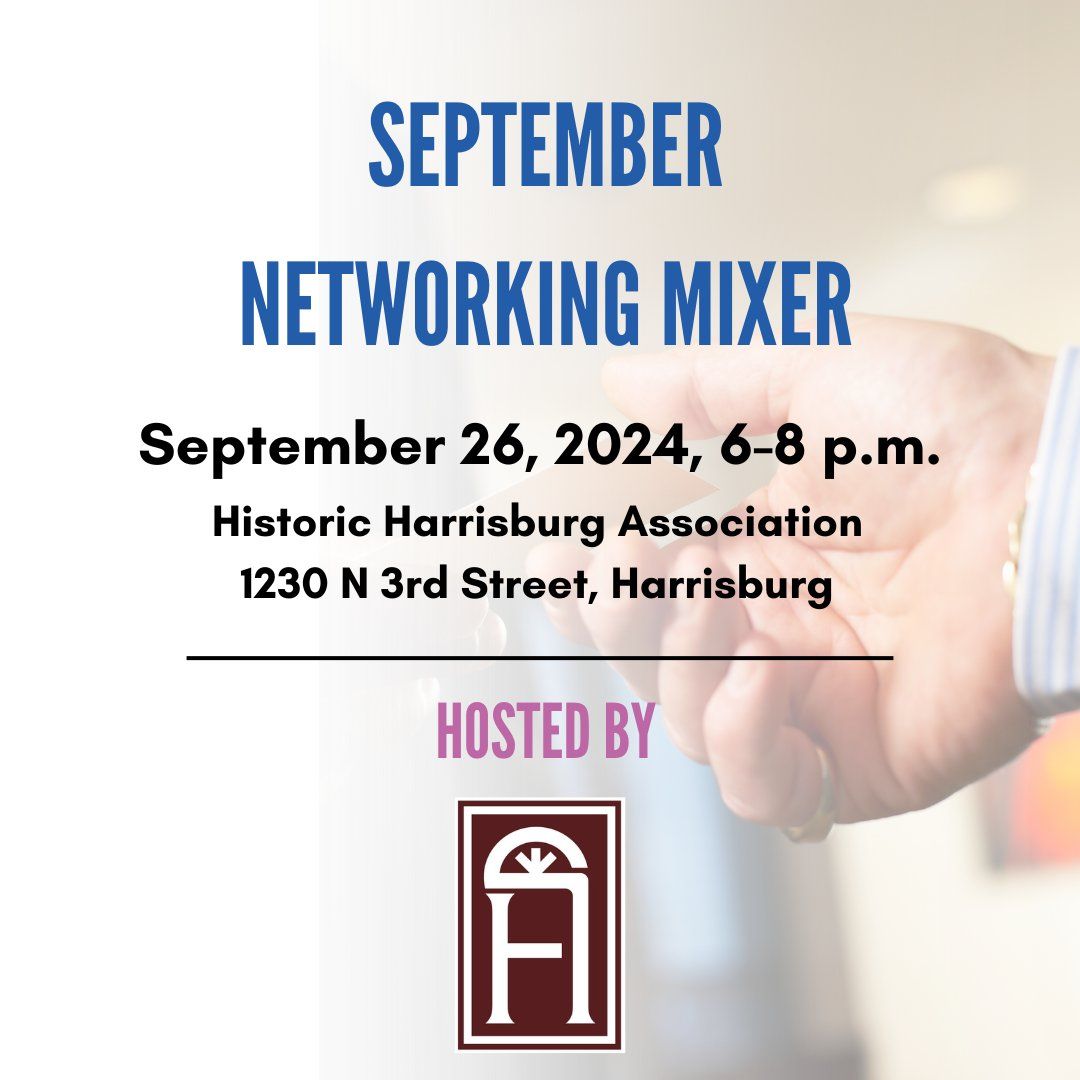 September Networking Mixer, hosted by Alder Health Services