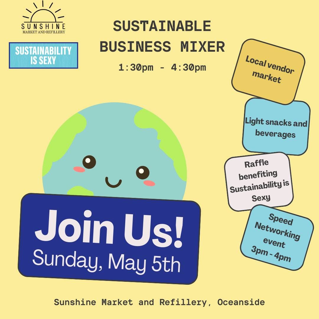 Sustainable Business Mixer & Fair - Sunday, May 5th
